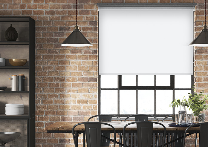 Anti-Bacterial, Snow - Twist&Fit Roller Blind - Image 3